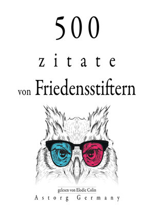 cover image of 500 Zitate von Friedensstiftern